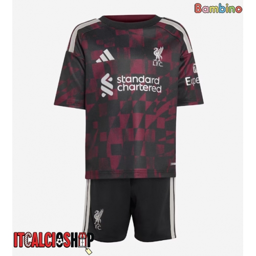 Liverpool Florian Wirtz #7 Terza Maglia Bambino 2026-27 Manica Corta (+ Pantaloni corti)